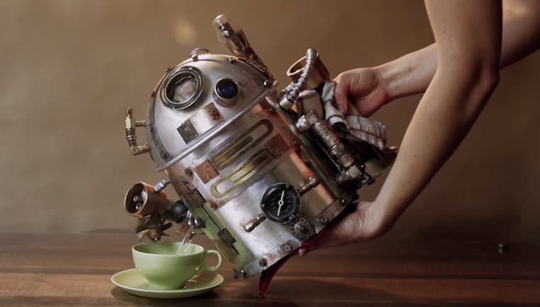 Haz tu propia tetera R2D2 para que la fuerza siempre te acompañe 