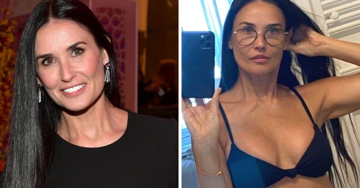 Demi Moore demostró que sigue siendo hermosa a sus 60 años: hasta posó en bikini