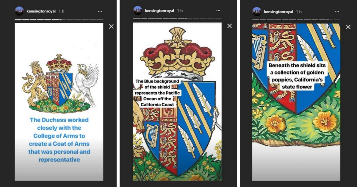 Es oficial: Meghan ya tienen su propio escudo de armas y el significado es muy especial