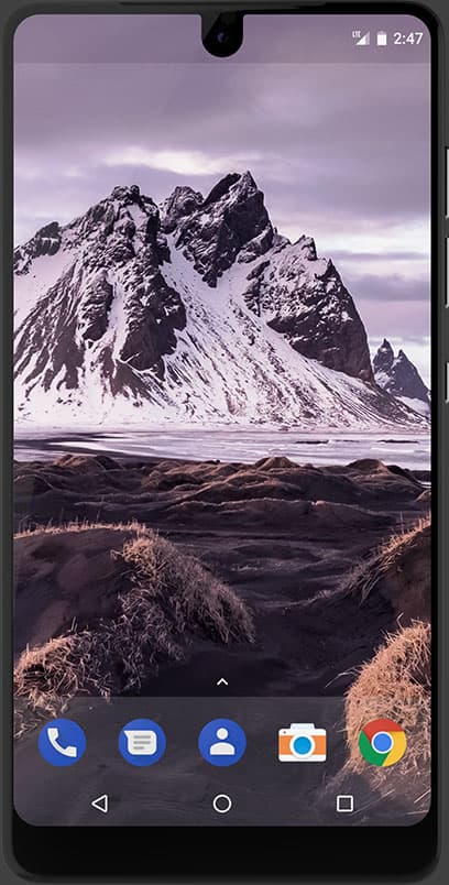 El creador de Android reveló su nuevo smartphone y así es como luce