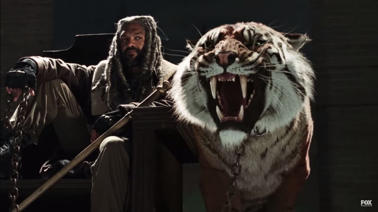 The Walking Dead y las dificultades de tener un tigre en la serie