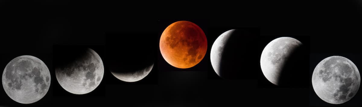 ¡Impresionante! Así se vio el eclipse total de luna desde diferentes partes del mundo
