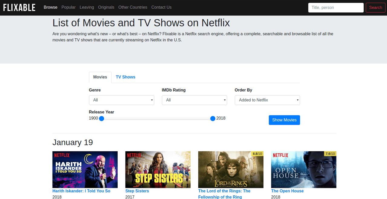 ¿Qué ver en Netflix? Alguien creó este increíble motor de búsqueda que te ayudará a decidirte