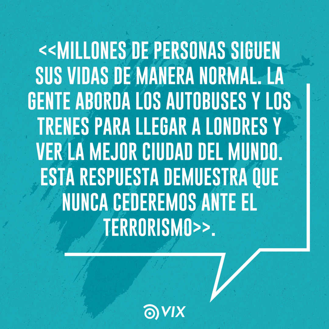 El discurso de Theresa May por el atentado en Londres es fuerte, alentador y esperanzador 