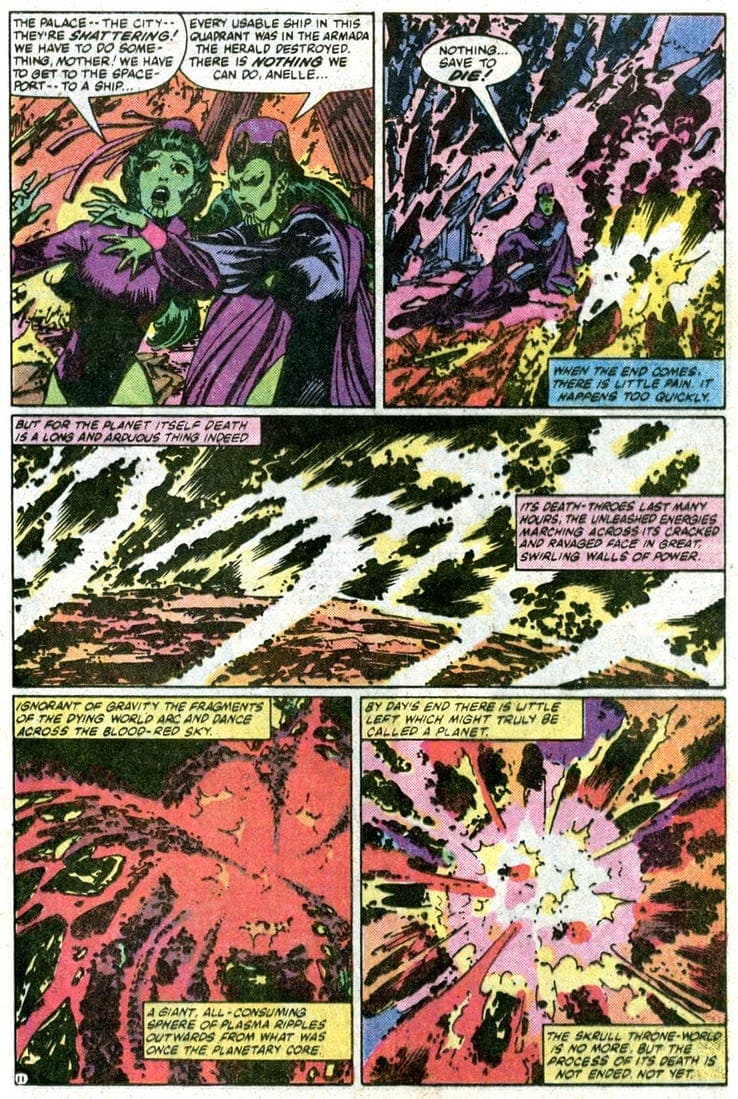 ¡Galactus apareció en Captain Marvel! Solo que nadie descubrió la sutil (y encriptada) referencia