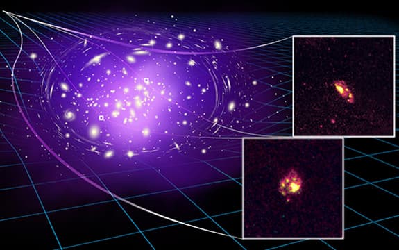 La recién descubierta galaxia en espiral revela cómo era todo hace 11 mil millones de años