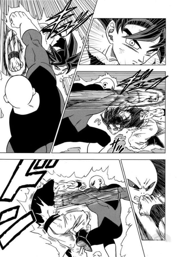 Gokú perfecciona el Migatte no Gokui en el manga y es mucho más aterrador que en el anime