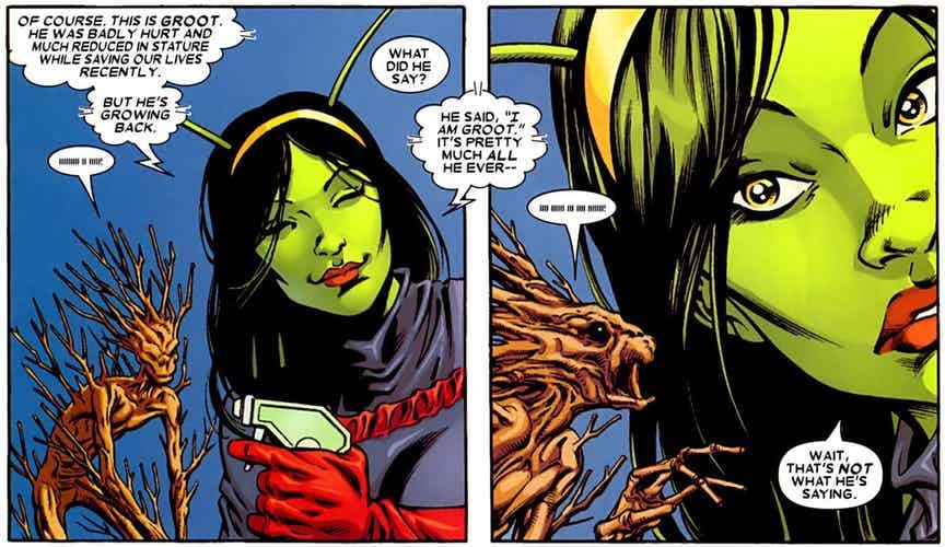Baby Groot, Mantis