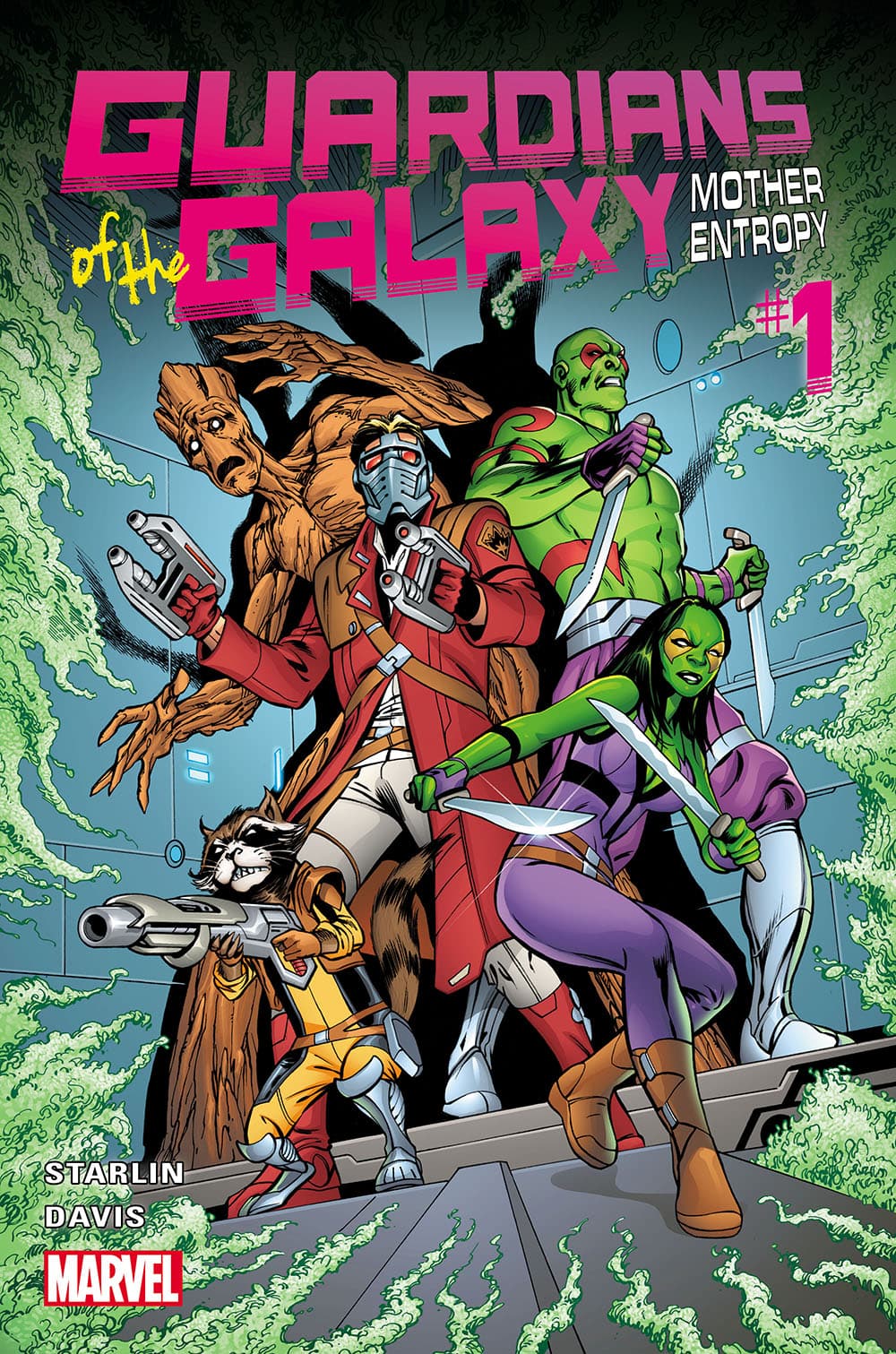 Guardians of the Galaxy: Mother Entropy ¡Nueva serie del dúo Starlin/Davis!