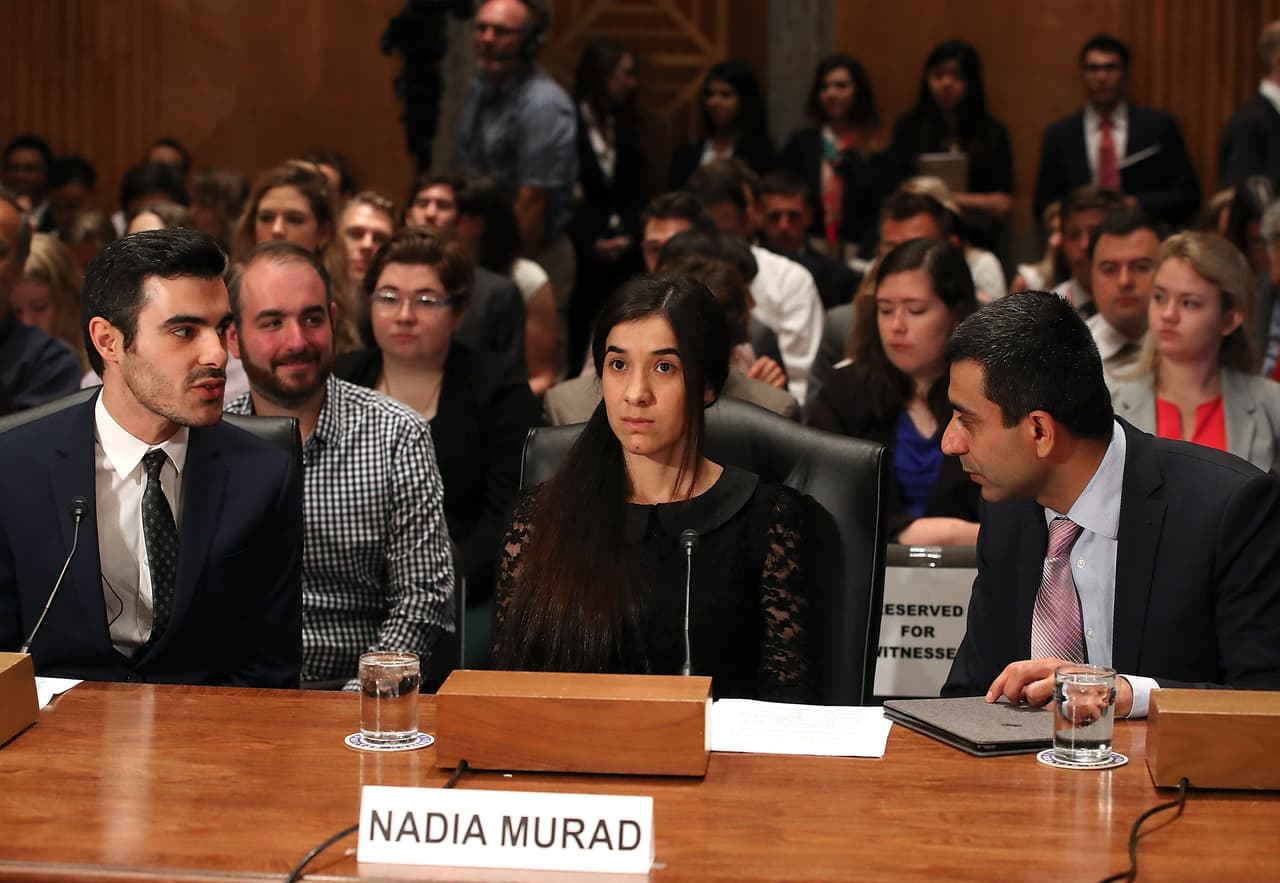 Nadia Murad, la activista iraquí que sobrevivió al EI, ganó un prestigioso premio de la paz