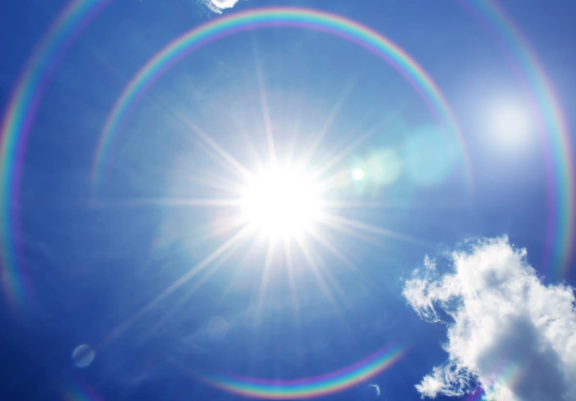 Un halo solar soprendió a los argentinos y las fotos del cielo son simplemente espectaculares