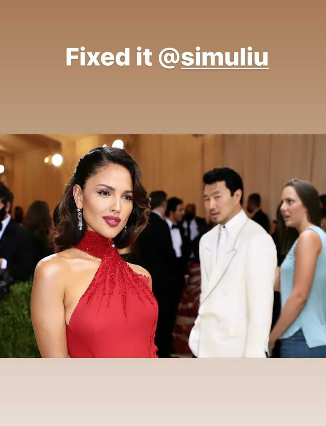 Eiza González conquistó a Simu Liu y los volvieron meme: la actriz respondió con otra broma