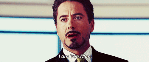 Robert Downey Jr. confesando que es Iron Man