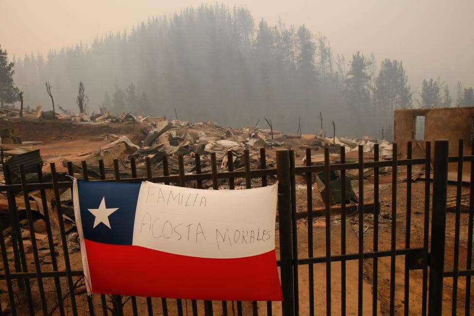 Chile nos necesita: el incendio más grande de su historia llegó con el 2017