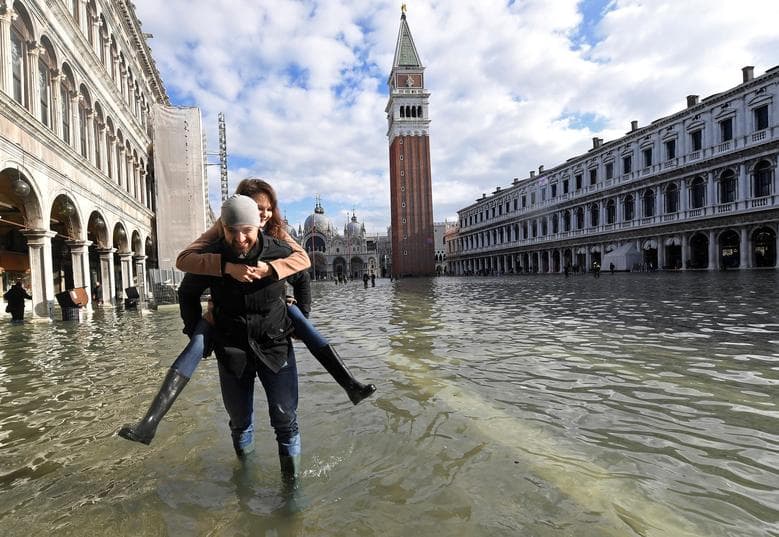 Las impactantes fotos de la inundación en Venecia: ¿una muestra de lo que nos espera?