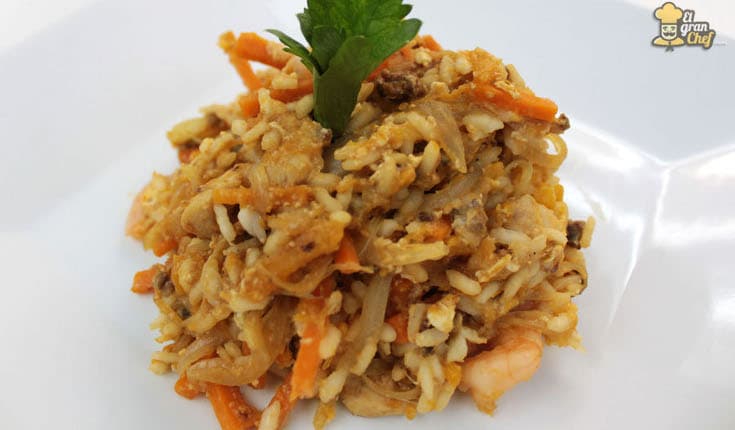 Cómo hacer arroz frito