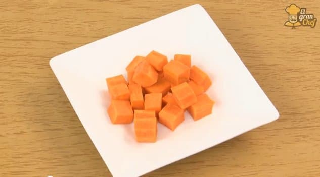 Cómo hacer el corte mirepoix