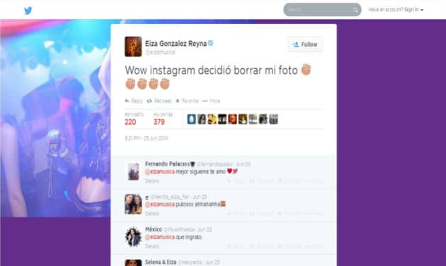 Eliminan eufórico mensaje de apoyo de Eiza González al TRI