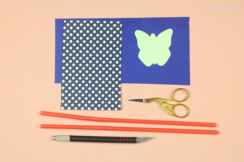 Crea mariposas para decorar los vasos de los chicos