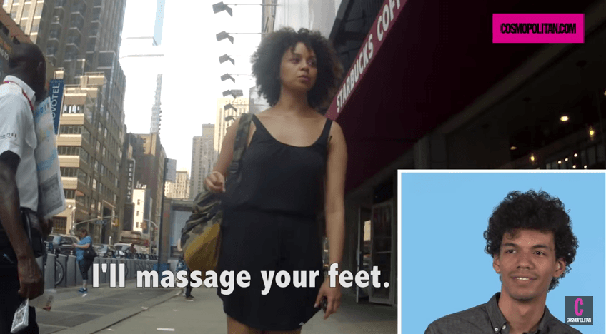 ¡Mira la reacción de los hombres frente al acoso callejero!