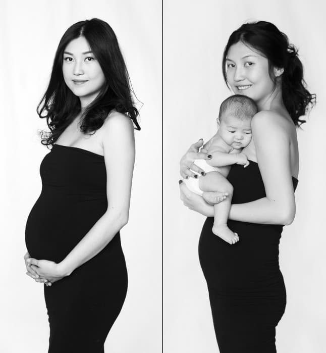 Antes y después: te emocionarán estas fotos del embarazo y posparto 