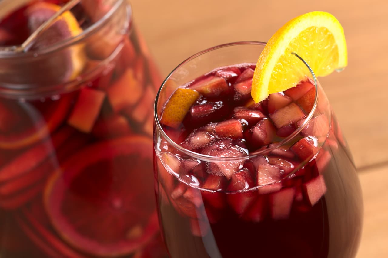 Bebidas con vino tinto
