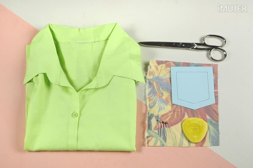 Cómo hacer un bolsillo para renovar una vieja camisa