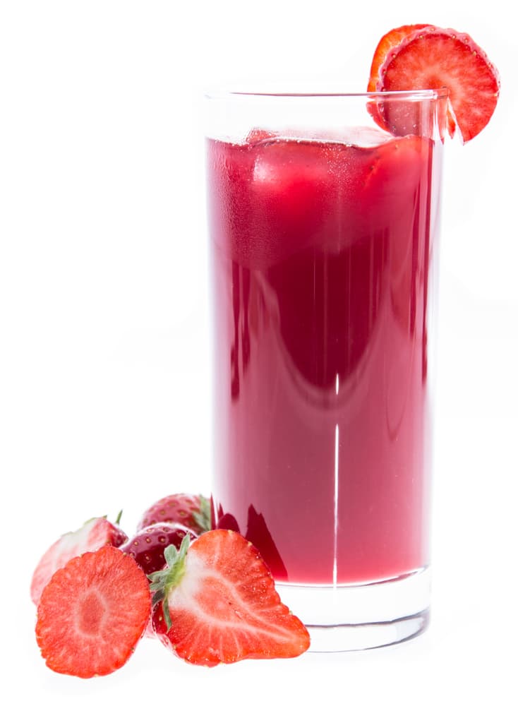 Cócteles de frutas naturales