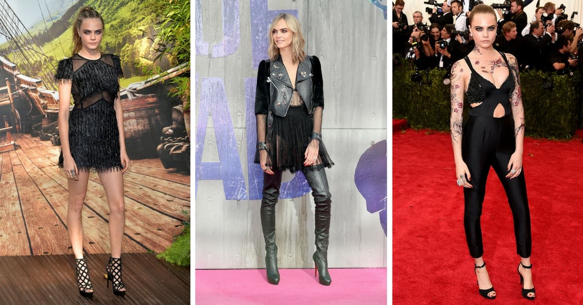 Cara Delevingne: una chica con estilo y amante del negro, ¿cuál es tu look favorito?