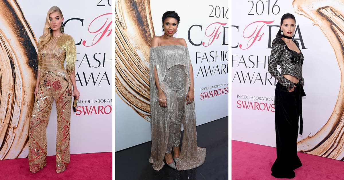 Los brillos se llevaron TODAS las miradas en los CFDA Fashion Awards 2016, ¿cuál fue tu favorito?