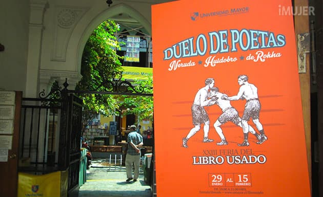 Duelo de poetas en Santiago: XXIII Feria del Libro Usado