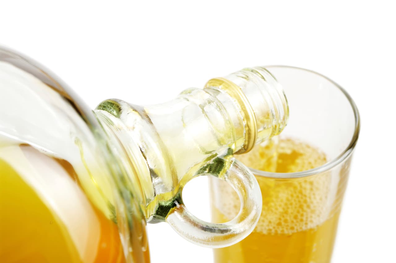 Mezcla perfecta de sidra con arándanos