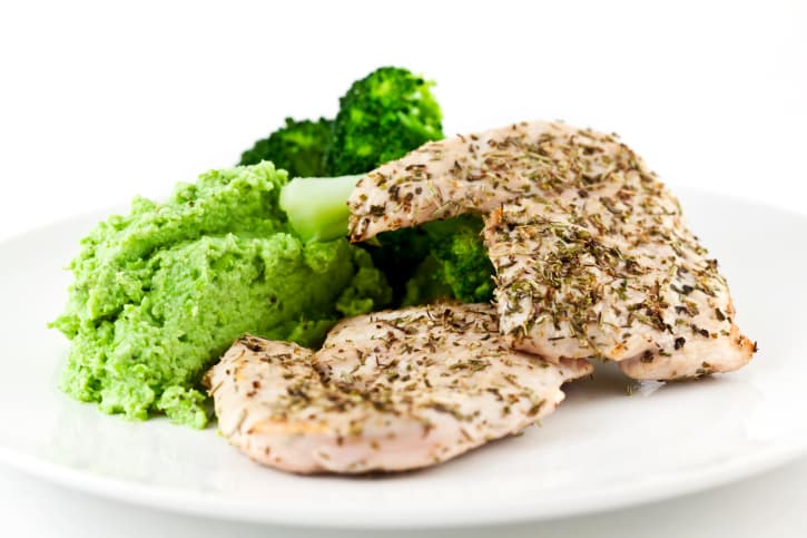 Puré de brócoli y papas