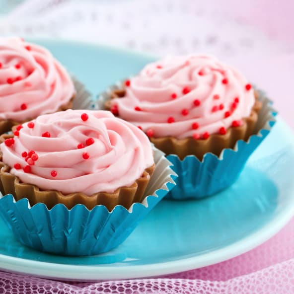 Cupcakes de limonada rosa: ¡imperdibles!