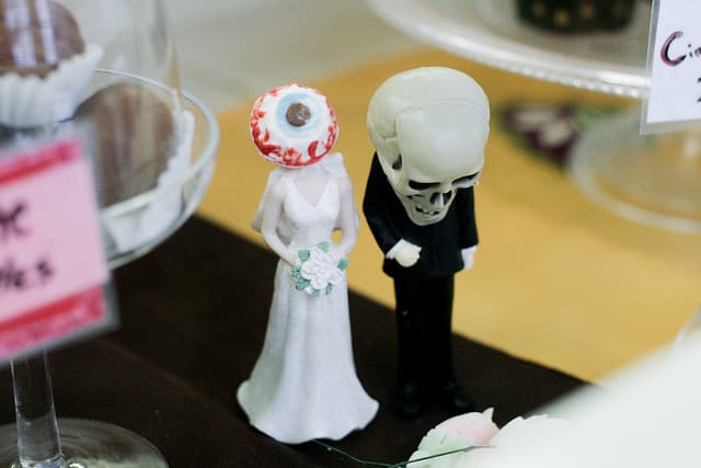 Tortas de Halloween para bodas