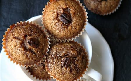 Pequeños muffins de café