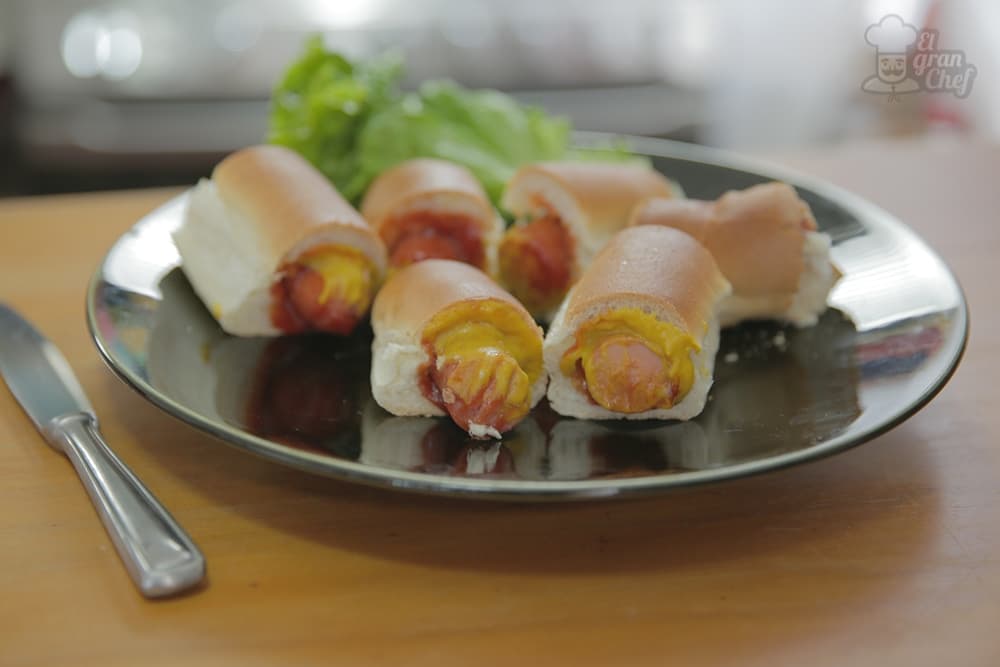 Receta de miniperros calientes