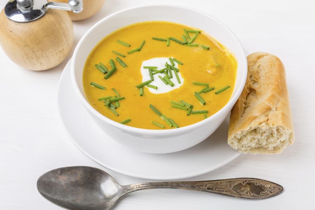 Sopa crema de zanahoria