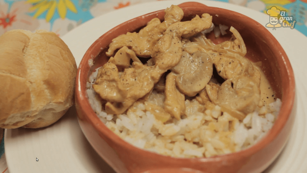 Receta de Strogonoff de pollo