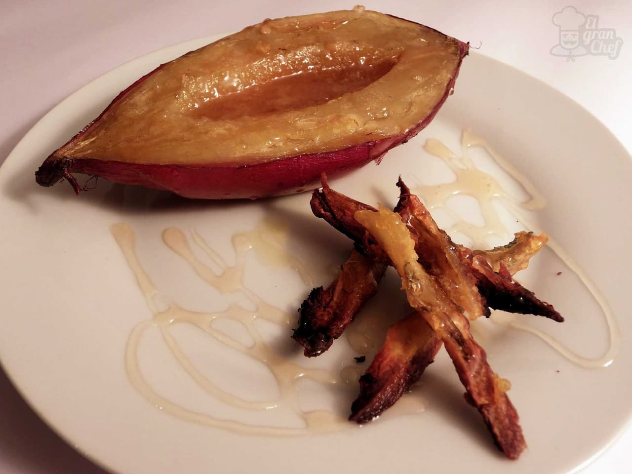 Camotes dulces al horno