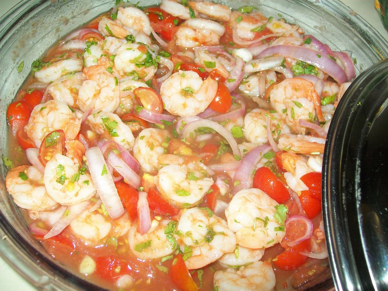 Ceviche de camarones, enviado por Norma