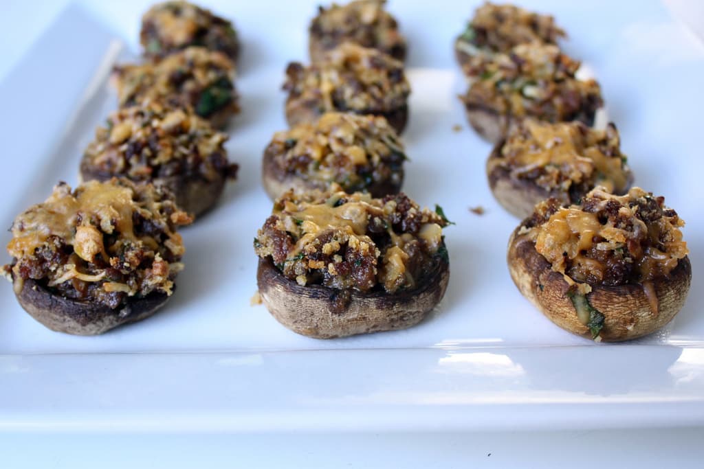 Champiñones rellenos