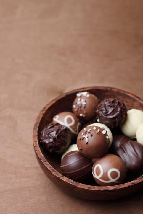 Trufas de chocolate negro al brandy: delicadas y sabrosas