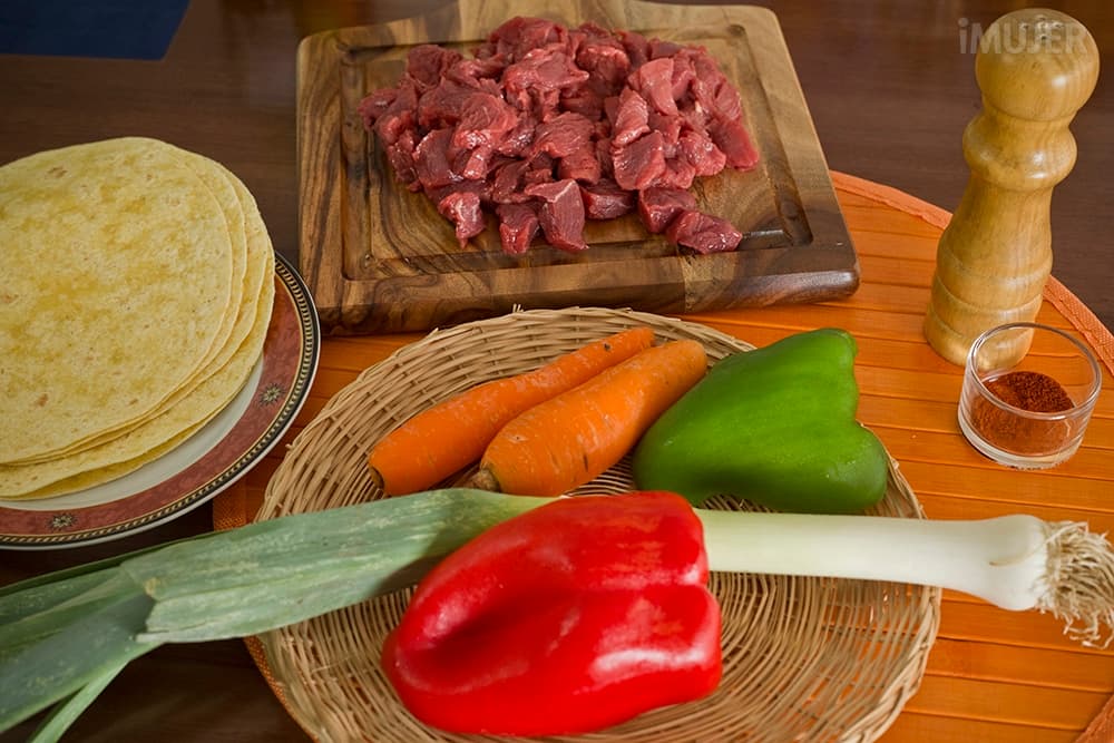 Fajitas de carne