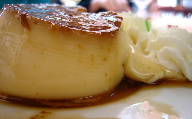 Receta de flan de huevo, enviada por Ángela