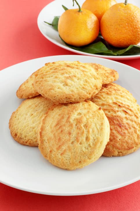 Galletas de limón y azafrán