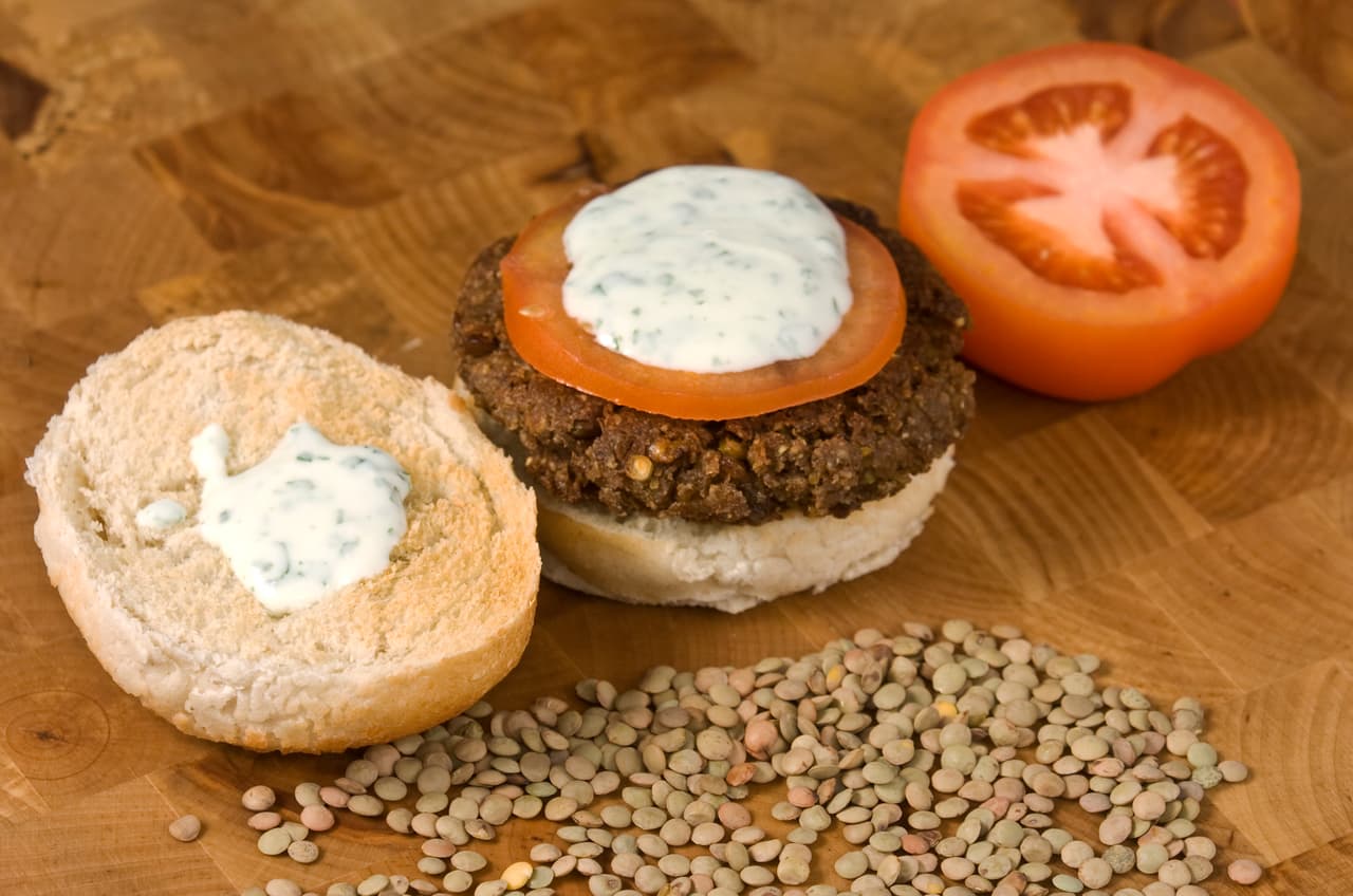 Hamburguesas de lentejas
