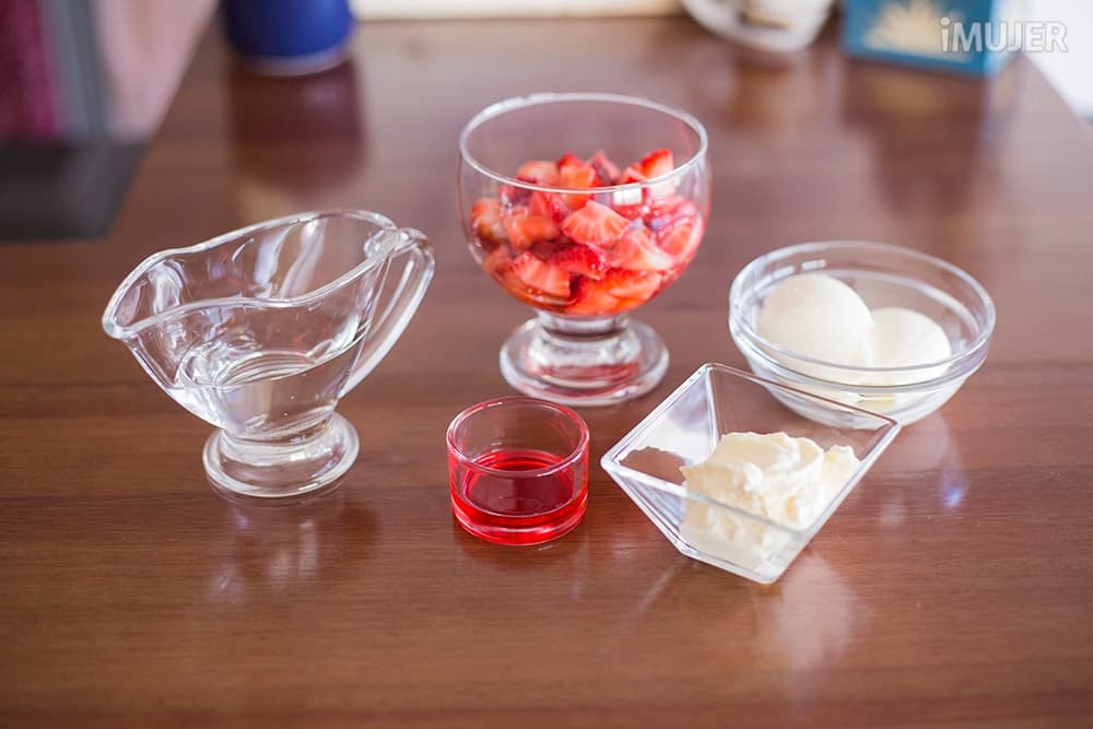 Ice cream soda de fresa