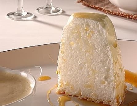 Isla flotante para microondas