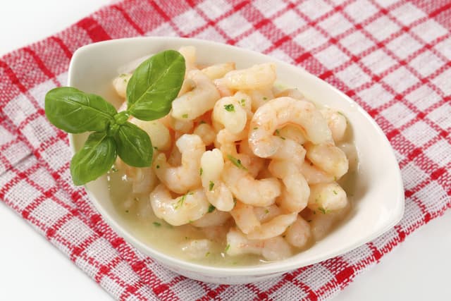 Langostinos en salsa 